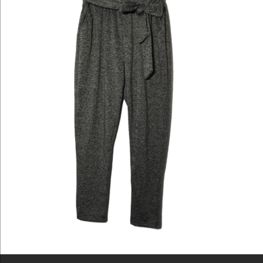 ShoSho Gray Space Dye Tapered Pull On Pant Size Large